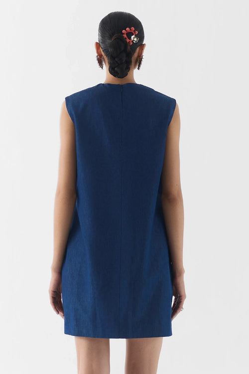 Denim Rose Dress