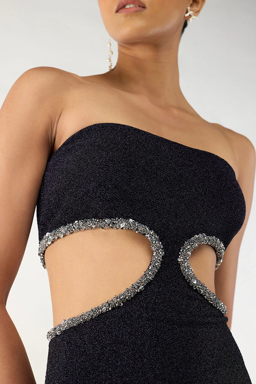 Crystal Cut-Out Gown