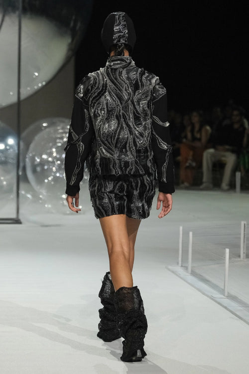 Hand Wave Jacket And Hand Wave Shorts Set