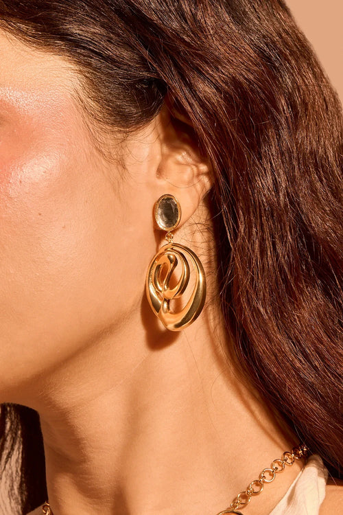 Wave Curve Earring