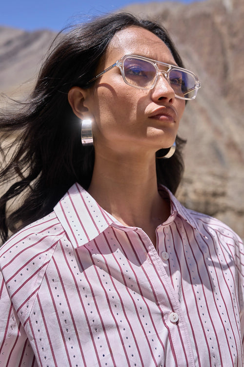 Swarovski Stripe Shirt
