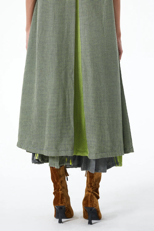 Grey Lime Spinner's Dress