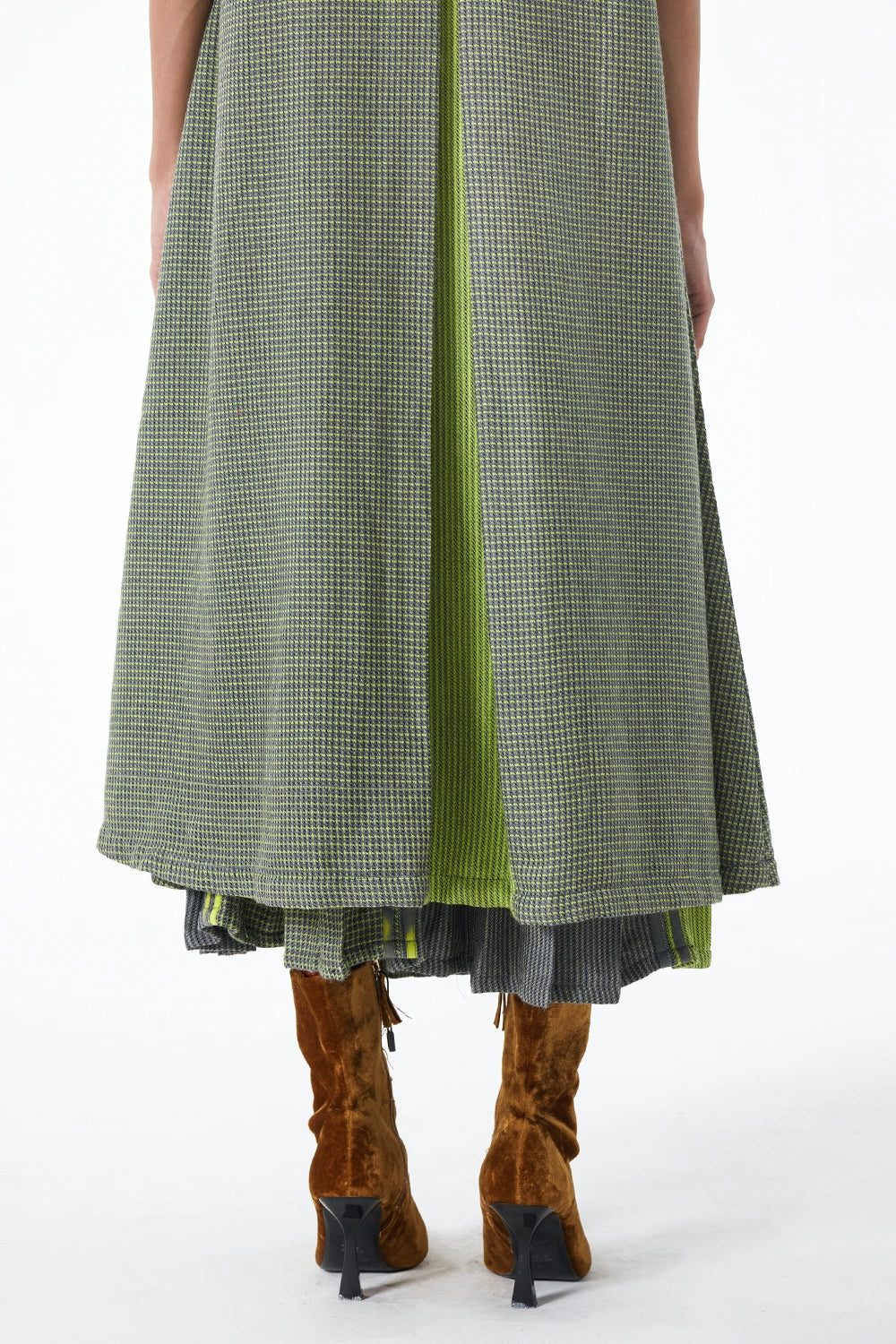 Grey Lime Spinner's Dress
