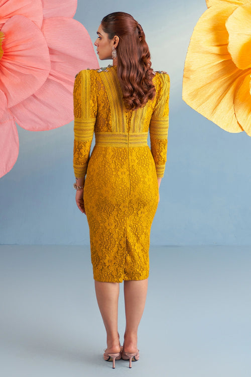 Mustard Yellow Blair Dress