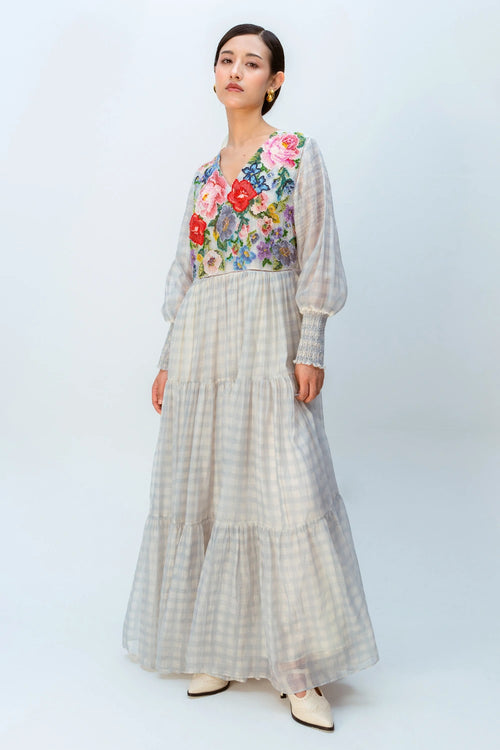 Blue Blooming Dress