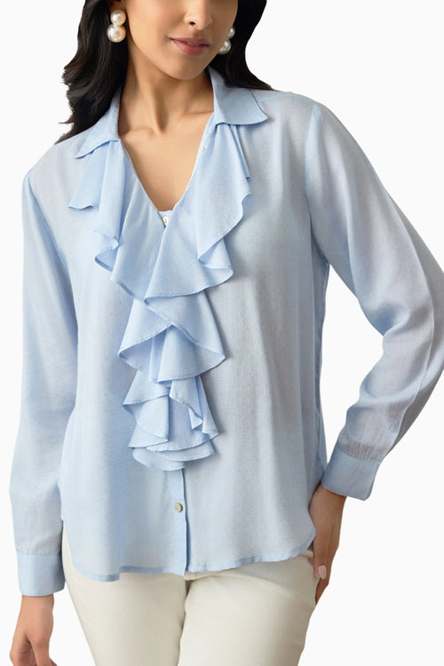 Serenity Ruffle Blouse