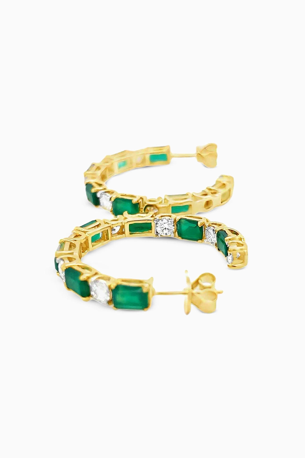 Emerald Enchant Hoops