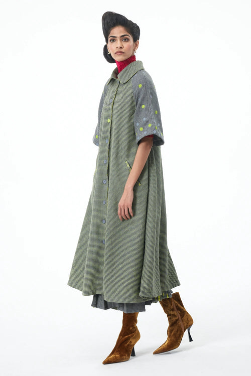 Grey Lime Spinner's Dress