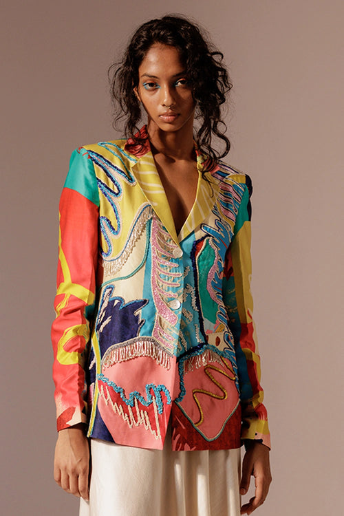 Juno Embroidered Blazer