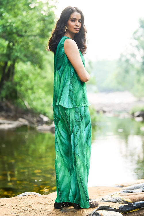 Pleated Print Set