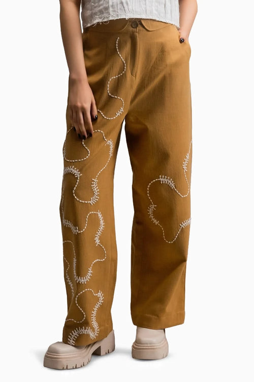 White Garden Pant