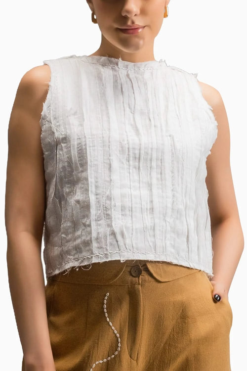 White Garden Top