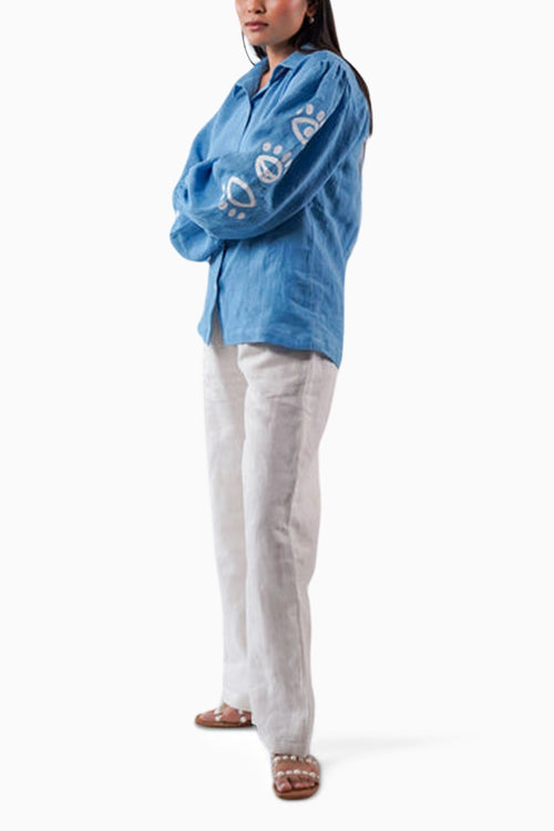 Blue Evil Eye Co-ord Set