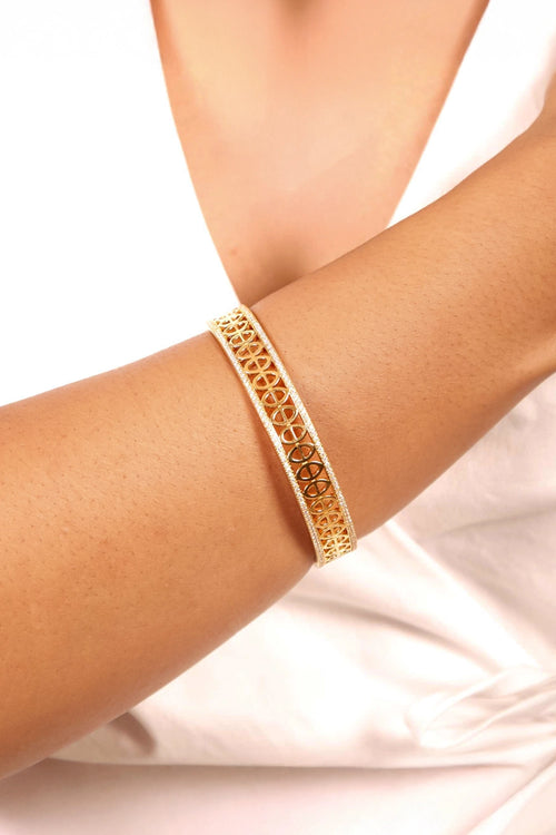 Lattice Luxe Cuff