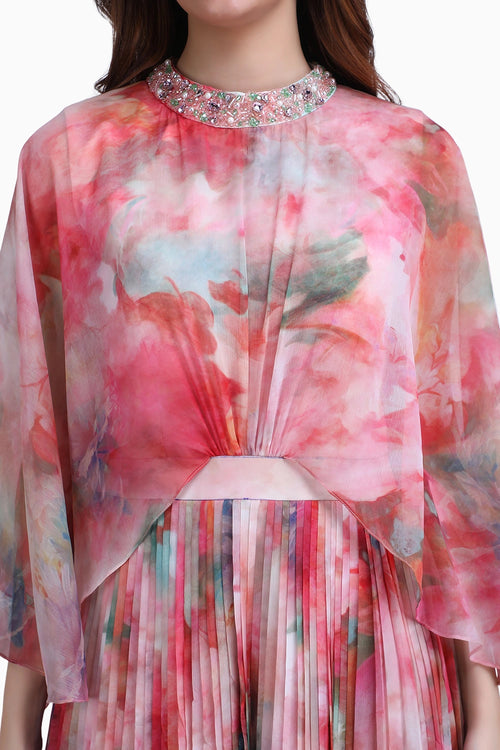 Marble Muse Heatpleated  Dress