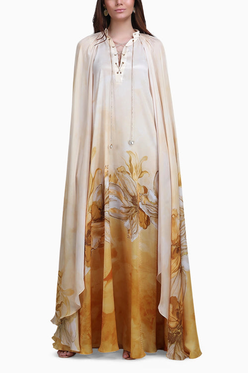 Orchre Floral Muse Dress