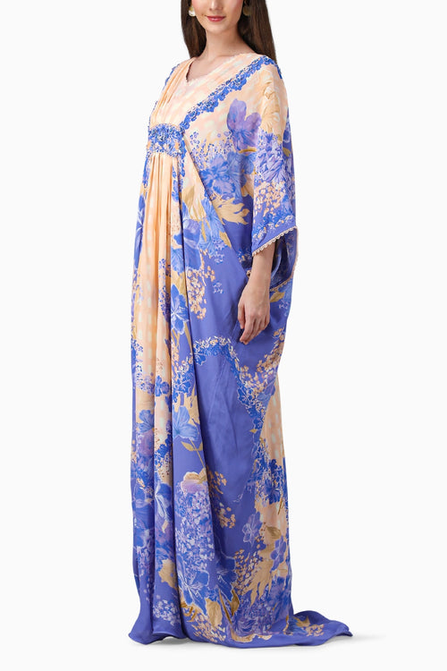 Denser Duo Floral Placement Kaftan