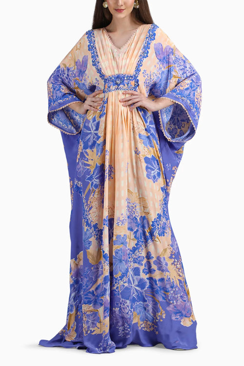 Denser Duo Floral Placement Kaftan