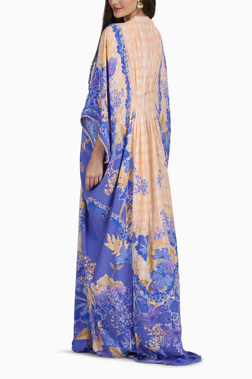 Denser Duo Floral Placement Kaftan
