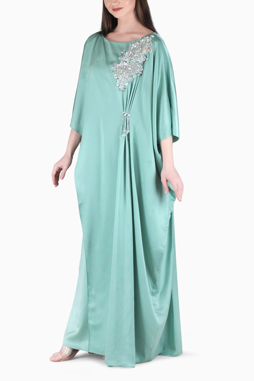 Jade Embellished Kaftan