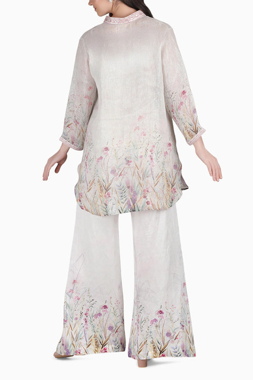 Ivory Palm Lurex Co-ord Set