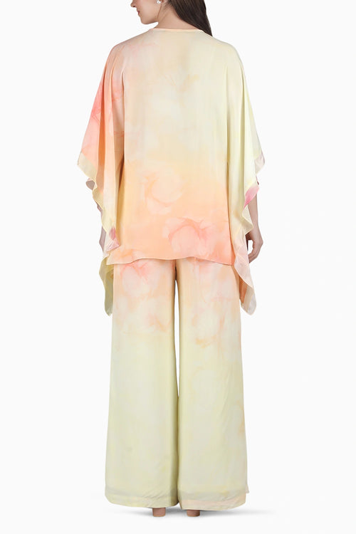 Peach Tulip Printed Co-ord Set