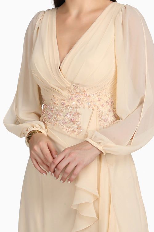Ivory Cascade Gown