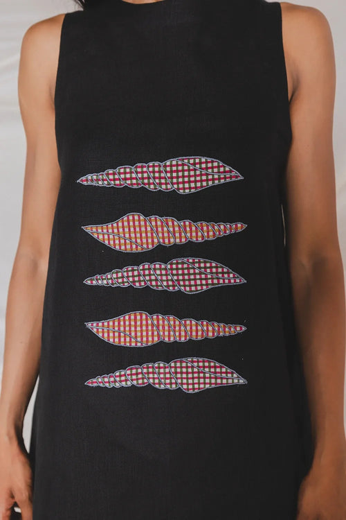Ana Black Shell Dress