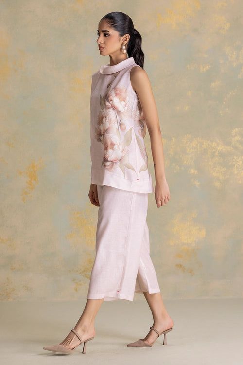 Magnolia Shadow Rose Cascade Co-ord Set