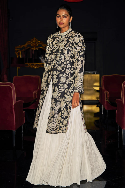 Crushed Crinkle Maxi Skirt