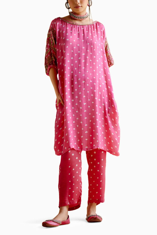 Indrina Pink Kurta Set