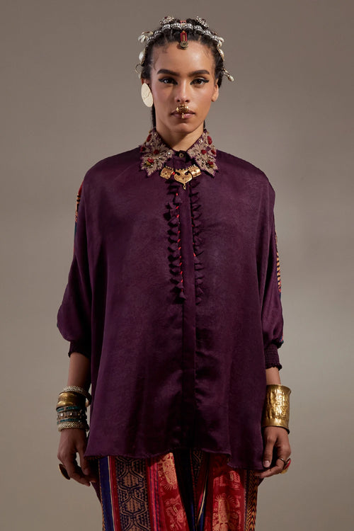 Jamuni Anka Mandala Solid Shirt