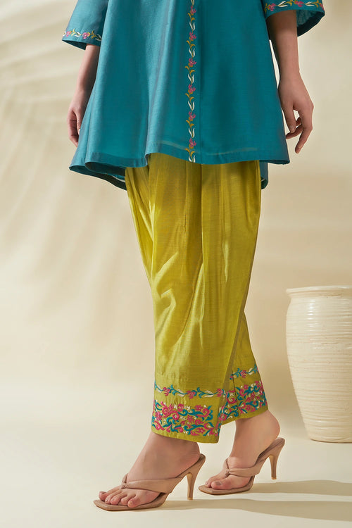 Blue Ziya Tunic Set