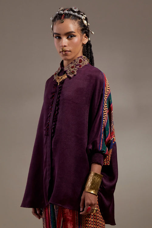 Jamuni Anka Mandala Solid Shirt