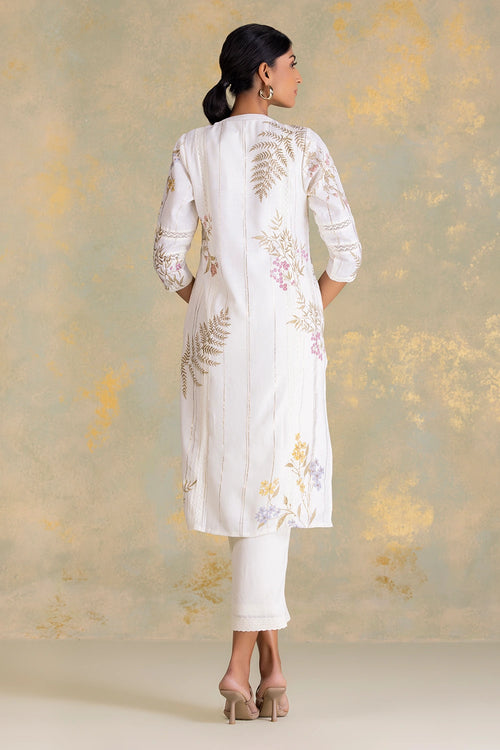 Botanique Off White Kurta Set