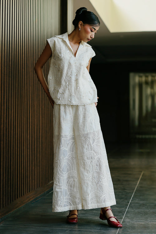 Sway Organza Beadwork Co-ord Set