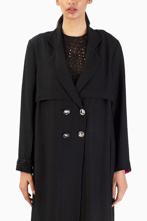 Zero Moon Pashmina Trench Coat