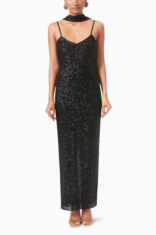 Black Eve Sequin Dress