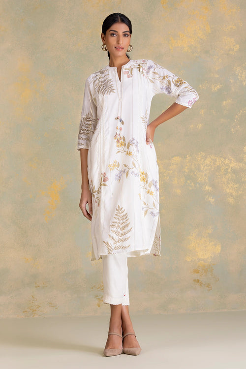 Botanique Off White Kurta Set