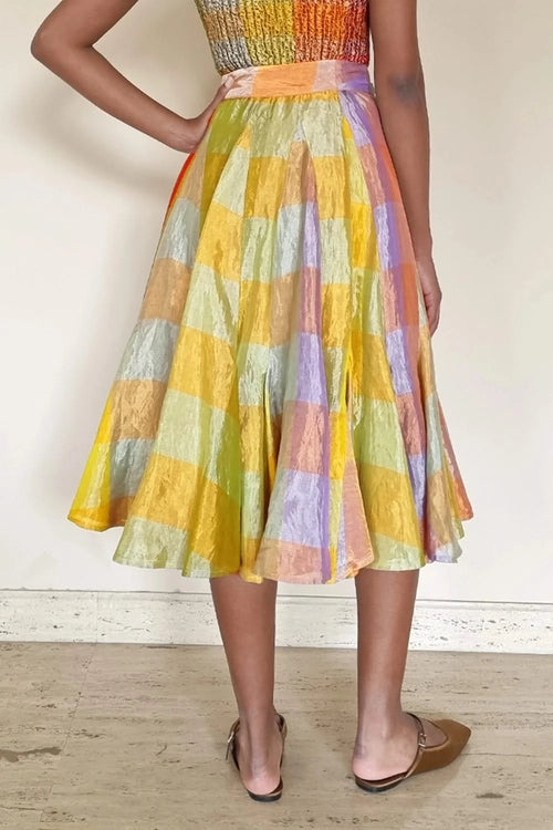 Metallic Illusion Convertible Skirt