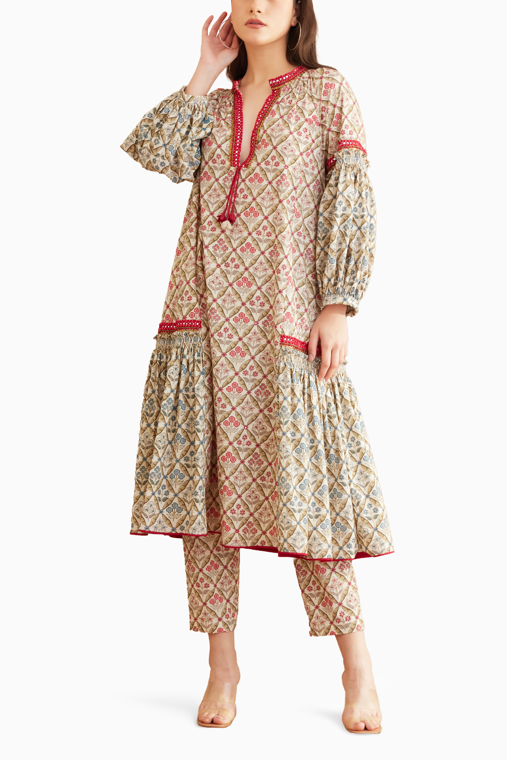 Bespoke Mughal Print Kurta Set