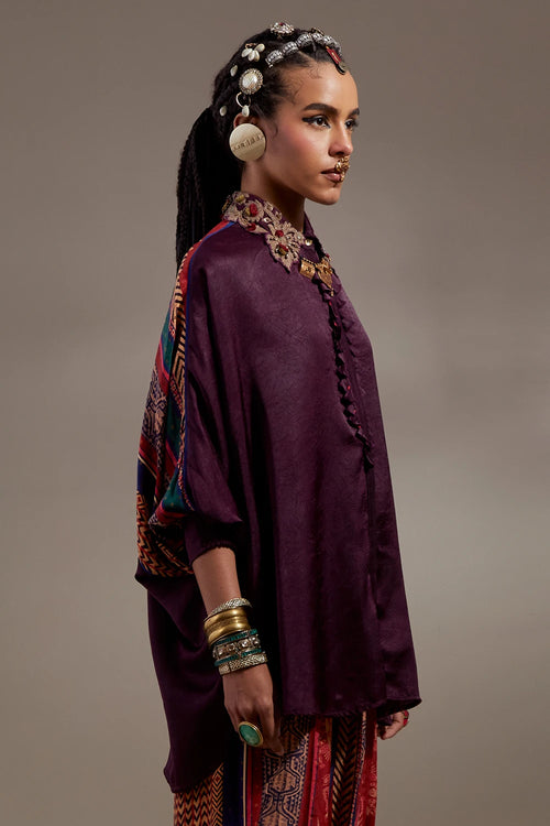Jamuni Anka Mandala Solid Shirt