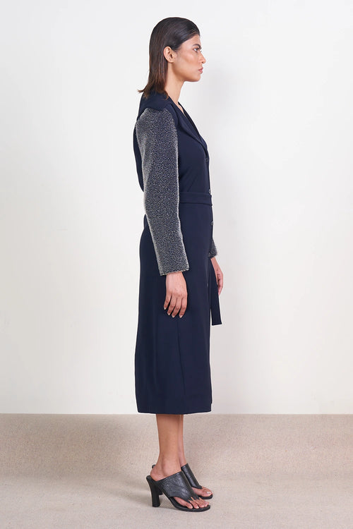 Textured Sleeve Trench