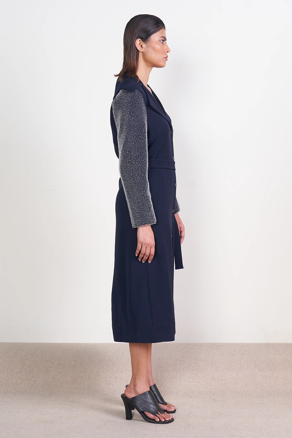 Textured Sleeve Trench