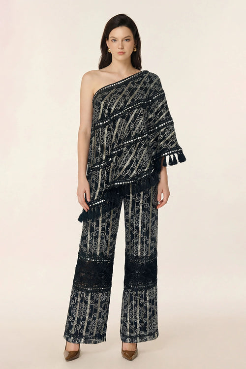Amelina Off Shoulder Sharara Set