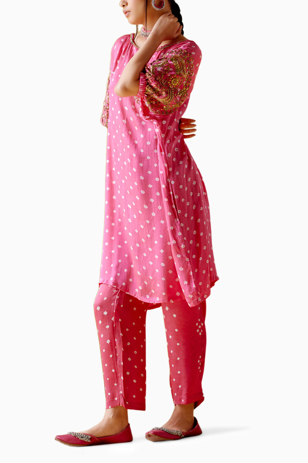 Indrina Pink Kurta Set