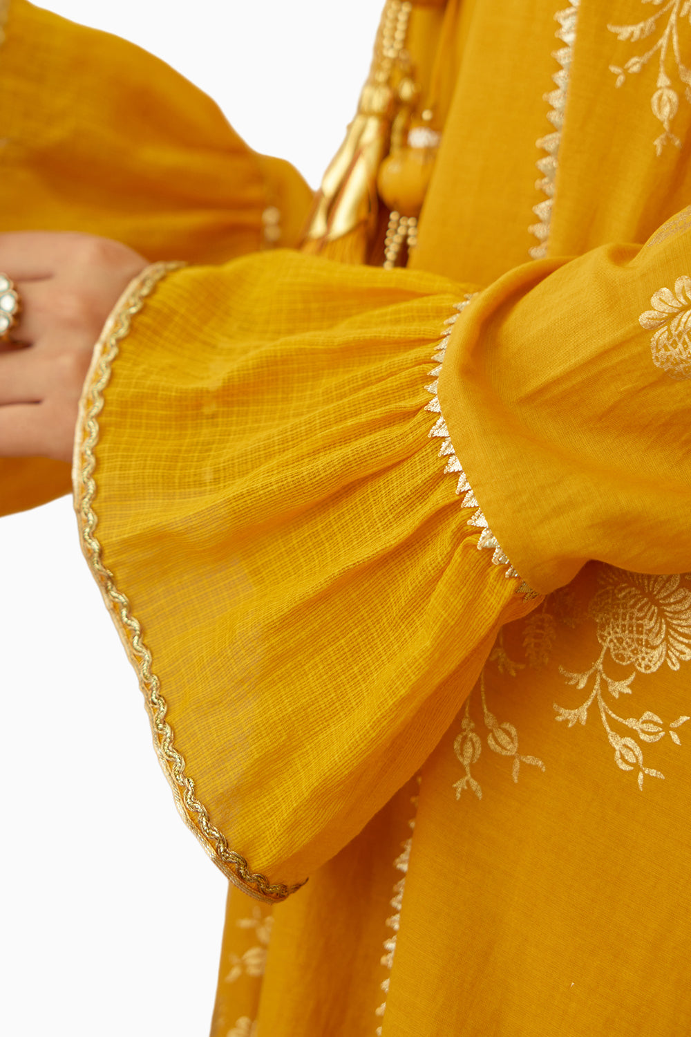 Ochre Foil Dhoti