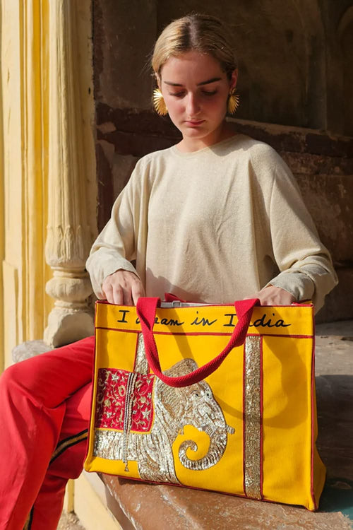 Tumeric Yellow Tara Tote Bag