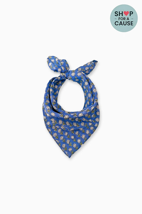 Blue Yellow Bandana Set