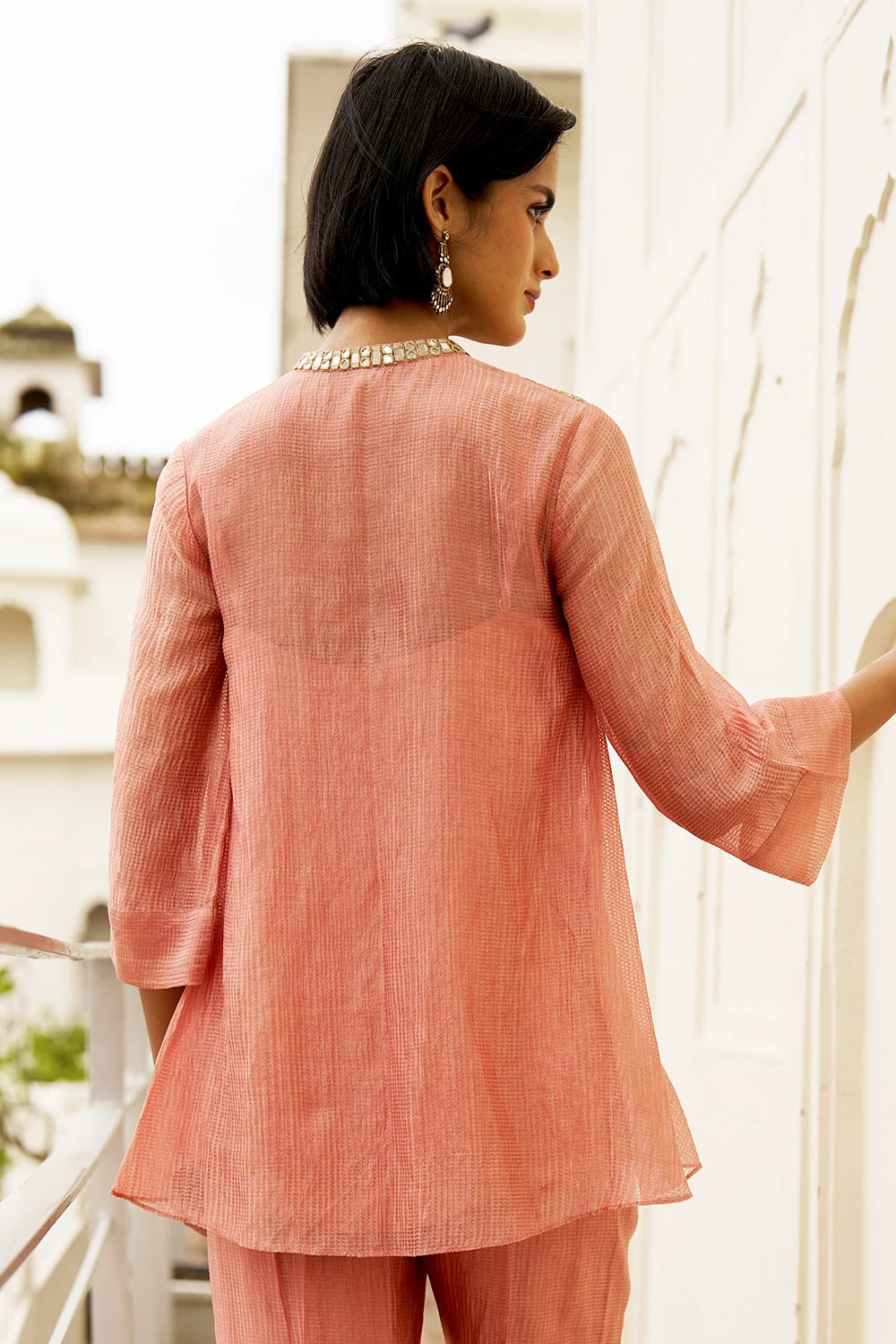 Mirror Tissue A-line Top